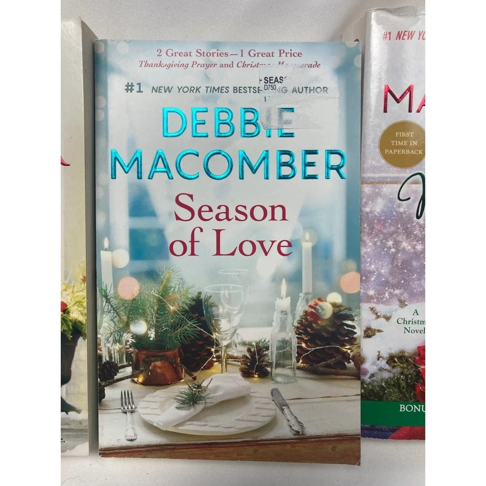 Debbie Macomber Christmas Romance Lot |‎ 4 Paperback Books | Holiday Fiction